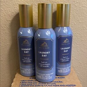 3) - 🧺 “LAUNDRY DAY” Concentrated Room Spray, ea 1.5 oz / 42.5 g, B&BW, NWTags